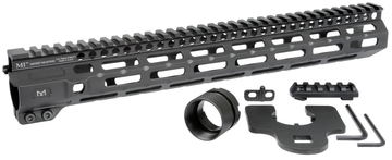 Midwest Industries M-Series AR-15 14" M-LOK Free-Float Handguard - Black