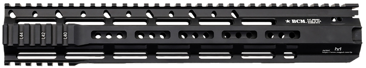 BCM RAIDER-M13 Rail 13" M-LOK Free-Float Handguard - Black Anodized Aluminum