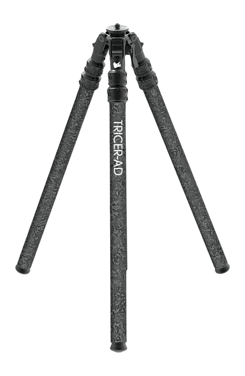 Tricer AD 2.0 Carbon Fiber Tripod 64" 34 oz 3-Leg