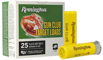 Remington Ammunition Gun Club 20 Gauge 2.75" 7/8 oz #8 Shot Target Load - Box or Case