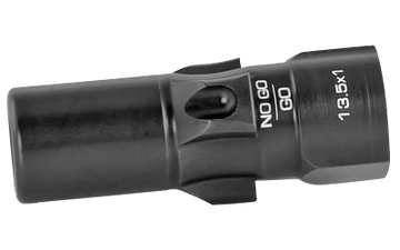 Rugged Suppressor OA004 Obsidian 3-Lug Adapter 9mm Luger 13.5x1 LH - Black