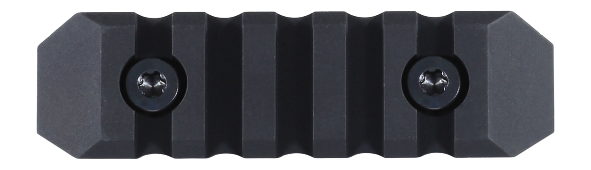 Seekins Precision M-LOK Rail Section 5-Slot Picatinny 6061-T6 Aluminum Black Hardcoat Anodized