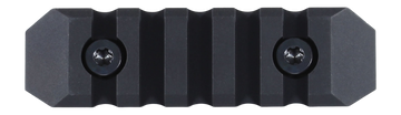 Seekins Precision M-LOK Rail Section 5-Slot Picatinny 6061-T6 Aluminum Black Hardcoat Anodized