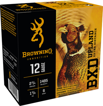 Browning BXD Upland 12 Gauge 2.75" 1 3/8 oz #6 Shot - Box or Case
