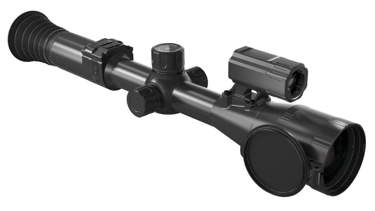 PARD Pantera 480 LRF Thermal Riflescope 2.3x 35mm Digital 2x/4x/6x/8x Zoom 480x360 Resolution Black