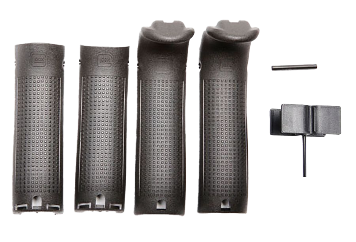 Glock Backstrap/Beavertail Set for Glock 20/21/40/41 Black Polymer