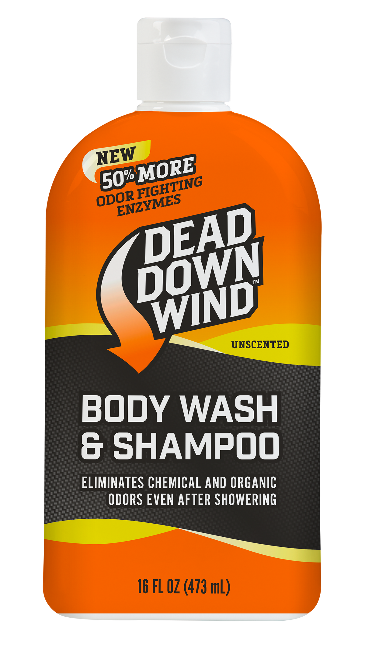 Dead Down Wind Shampoo/Body Wash Odor Eliminator 16 oz Unscented