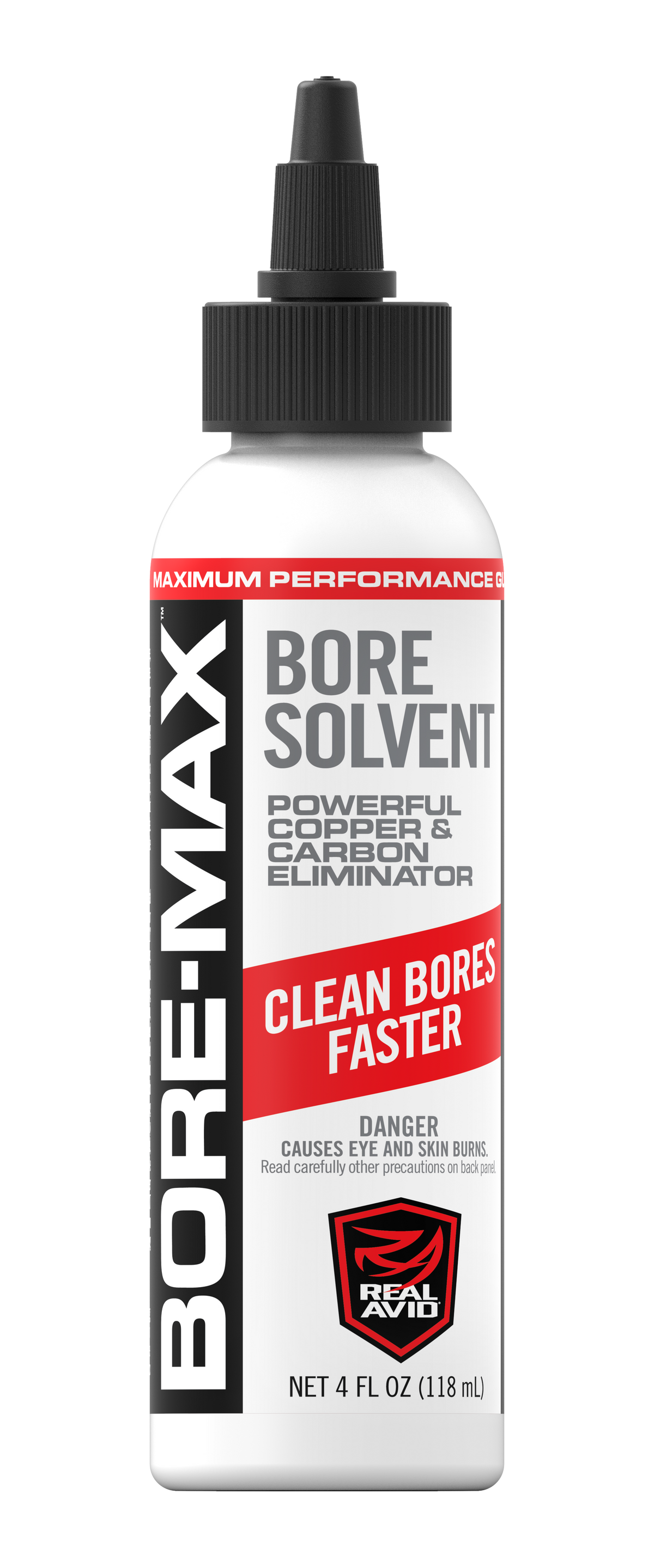 Real Avid Bore-Max Bore Solvent 4 oz Squeeze Bottle