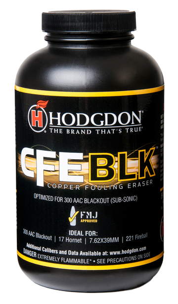 Hodgdon CFE BLK Smokeless 1 lb Spherical Rifle Powder