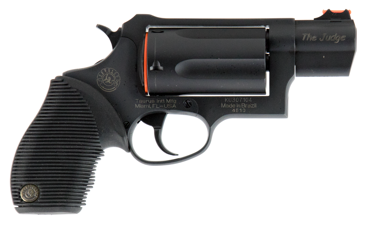 Taurus Judge Public Defender 45 Colt (LC) / 410 Bore 2" 5rd DA/SA Revolver - Matte Black Oxide