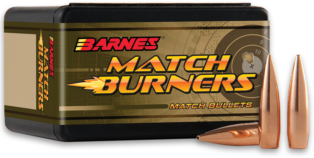 Barnes Bullets Match Burners .224 77gr Boat Tail 100/Box