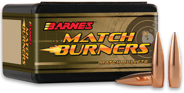 Barnes Bullets Match Burners .224 77gr Boat Tail 100/Box