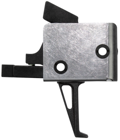 CMC Triggers 92503 Drop-In AR-15, AR-10 Single-Stage Flat 4-4.50 lbs Trigger - Black/Silver