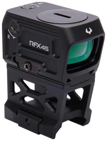 Viridian RFX45 Pro Closed Emitter Green Dot 5 MOA 1x24mm Reflex Sight - ACRO/RMR/Glock MOS/Picatinny