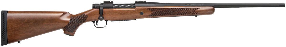 Mossberg Patriot 25-06 Rem 22" 5+1 Bolt-Action Rifle - Walnut Stock, Matte Blued