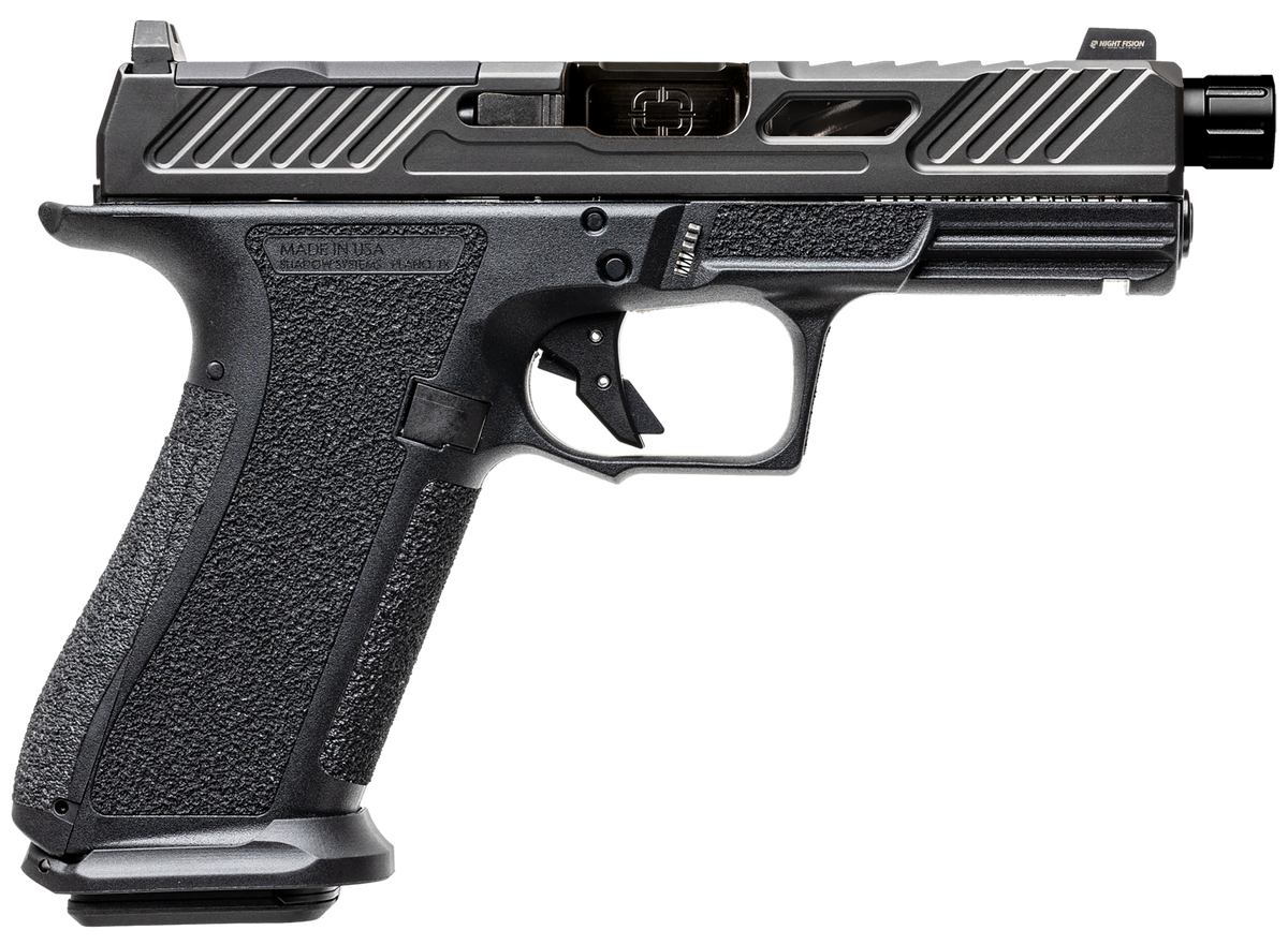 Shadow Systems XR920 Elite 9mm Luger 4.5" Threaded 10+1 Semi-Auto Pistol - Black