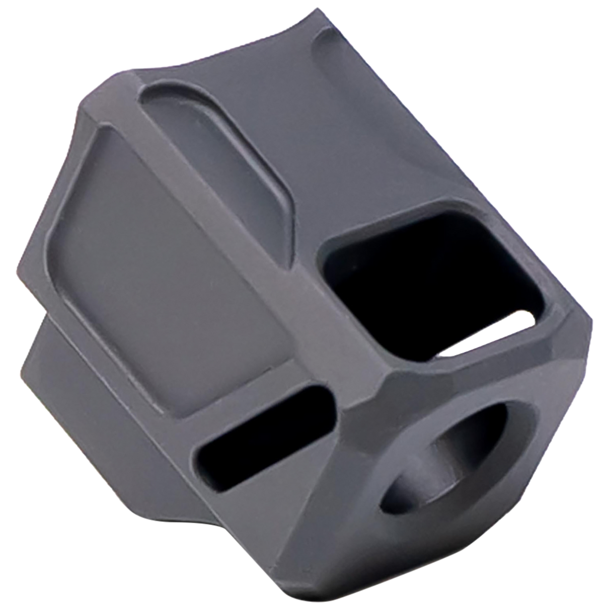 Faxon Firearms EXOS-533 Pistol Compensator 1/2"x28 Black Nitride for Glock 43X/48