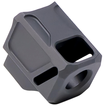 Faxon Firearms EXOS-533 Pistol Compensator 1/2"x28 Black Nitride for Glock 43X/48