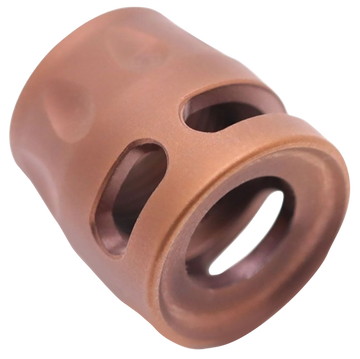 True Precision S-Type Micro Compensator 9mm/.380 ACP 1/2x28 Copper PVD 416R Stainless