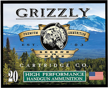 Grizzly Ammo GC10M6 10mm Auto 165gr JHP 20/10 - Box or Case