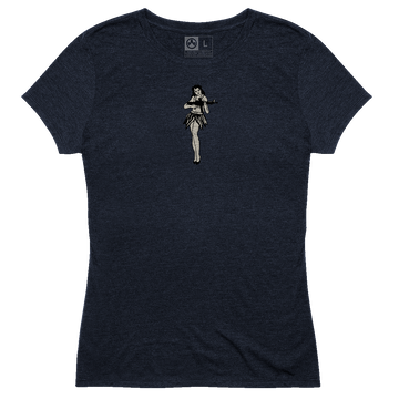 Magpul Industries Hula Girl CVC Women's T-Shirt Navy XS