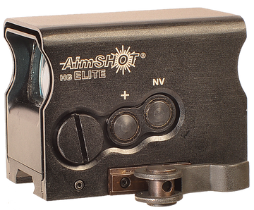 AimShot HG Elite 1x 34mm 2 MOA Green Dot Reflex Sight CR2 Black