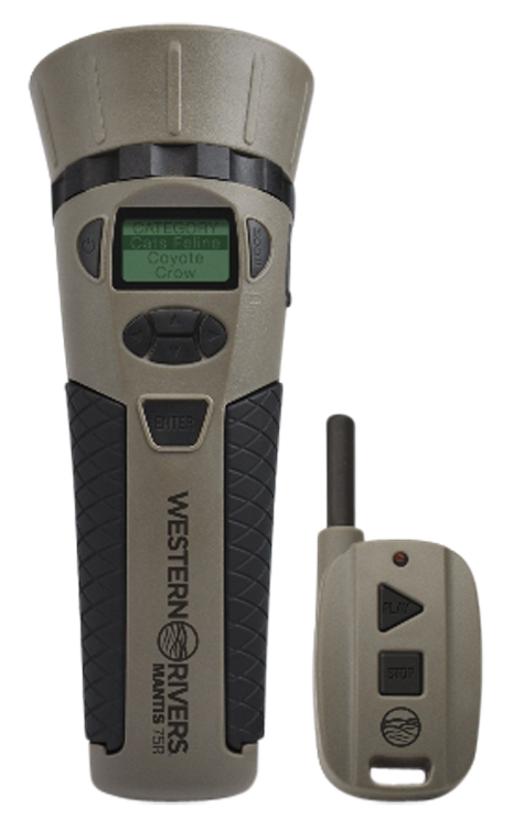 Western Rivers Mantis 75R Electronic Game Call 75 Preset Sounds 300 ft Remote
