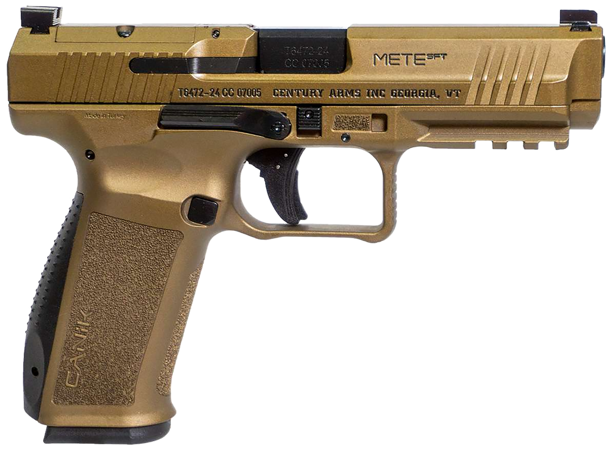 Canik Mete SFT 9mm Luger 4.46" 20+1 Semi-Auto Pistol - Burnt Bronze
