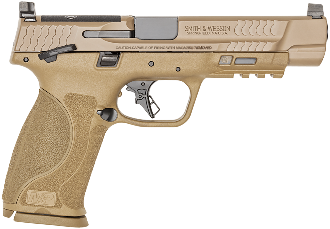 Smith & Wesson M&P M2.0 Full Size 9mm Luger 5" 17+1 FDE Semi-Auto Pistol w/Thumb Safety