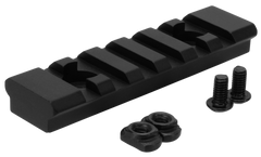 TacFire MAR105M M-LOK Accessory Picatinny Section Rail 3" 7 Slots Black Anodized