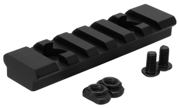 TacFire MAR105M M-LOK Accessory Picatinny Section Rail 3" 7 Slots Black Anodized