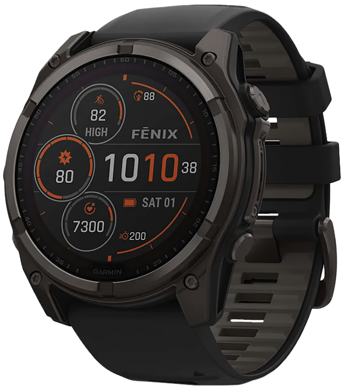 Garmin fenix 8 Solar 51mm Gray/Gray Multisport GPS Smartwatch