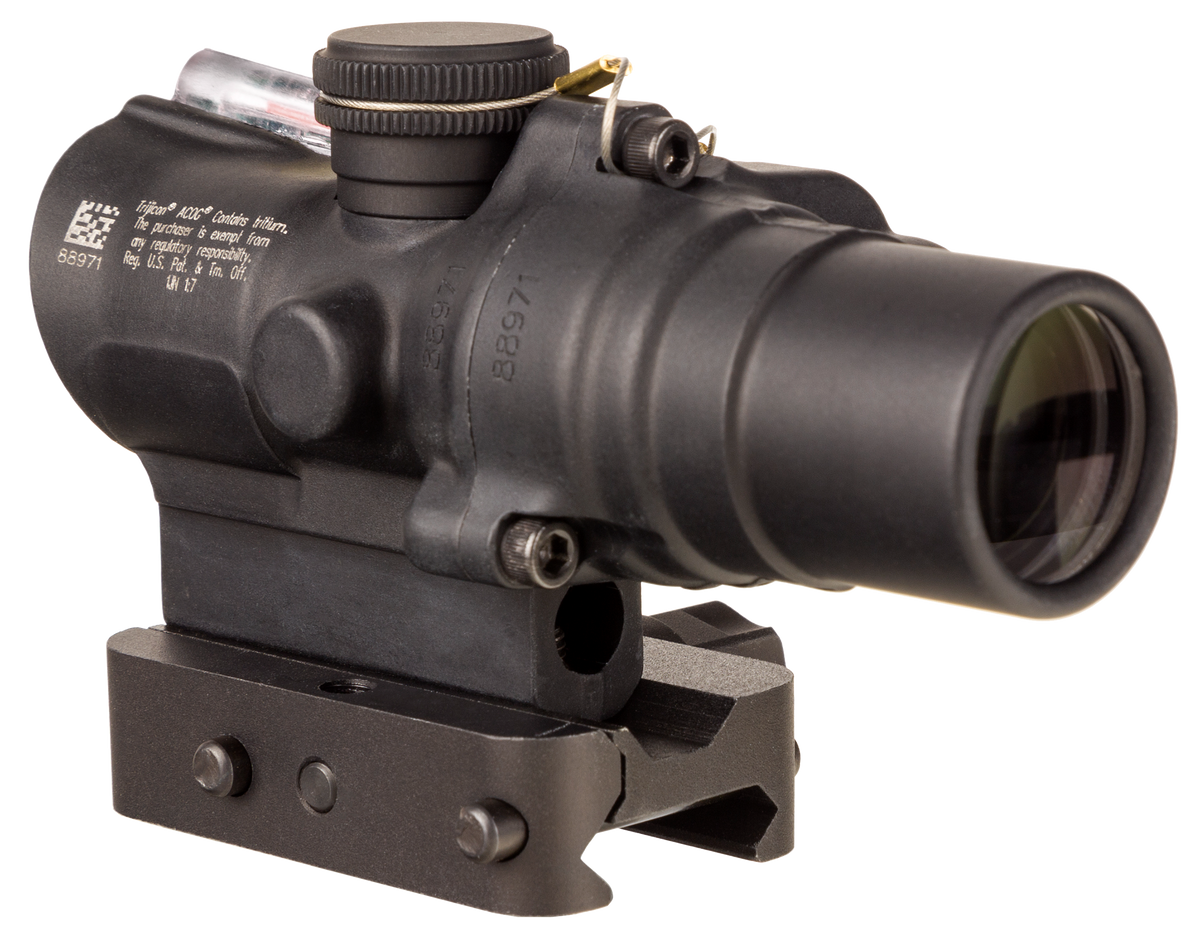 Trijicon ACOG TA44 1.5x16mm Red Circle w/Dot Riflescope - Matte Black Anodized
