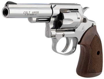 Colt Mfg Viper 357 Mag/38 Special 4.25" 6-Rd DA/SA Revolver - Stainless/Walnut
