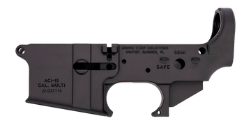 Andro Corp Industries ACI-15 Multi-Caliber Black Anodized AR-15 Stripped Lower Receiver