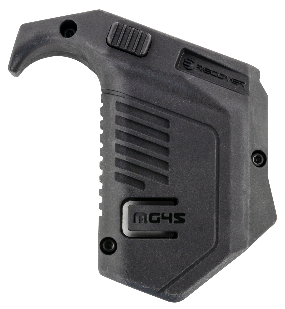 Recover Innovations MG4501 Angled Mag Pouch Black Polymer for Glock 10mm/.45 ACP Double Stack Magazines