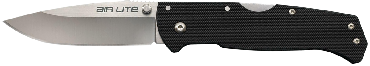 Cold Steel 26WD Air Lite 3.5" Folding Drop Point Plain AUS-10A SS Black G10 Handle