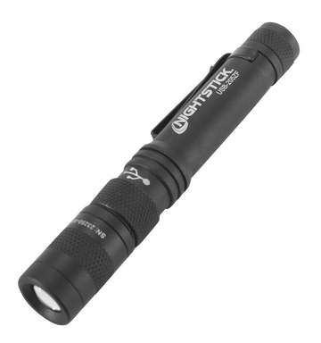 Bayco Nightstick USB-205ZF USB-C Rechargeable Zoom Focus Penlight 200 Lumens LED Black
