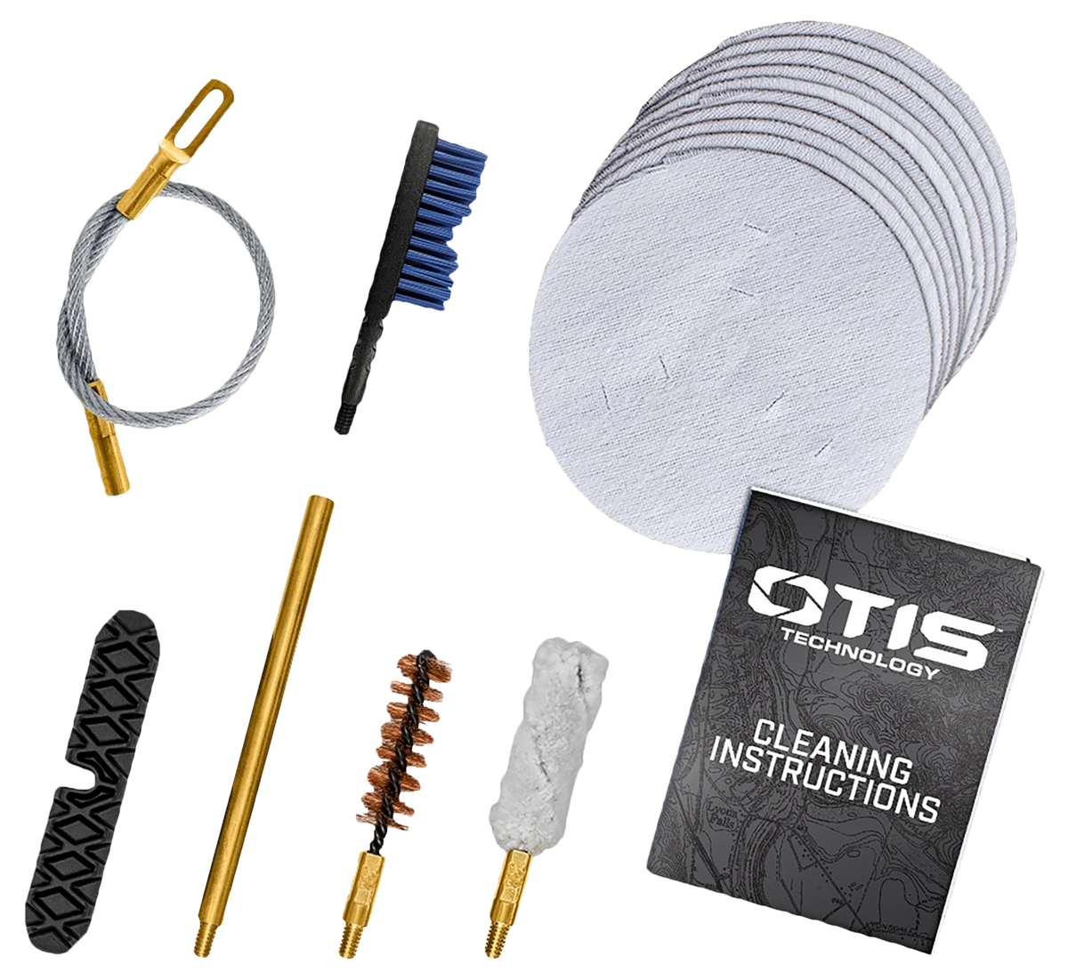 Otis Patriot Cleaning Kit 9mm Pistol 15-Piece Yellow Box