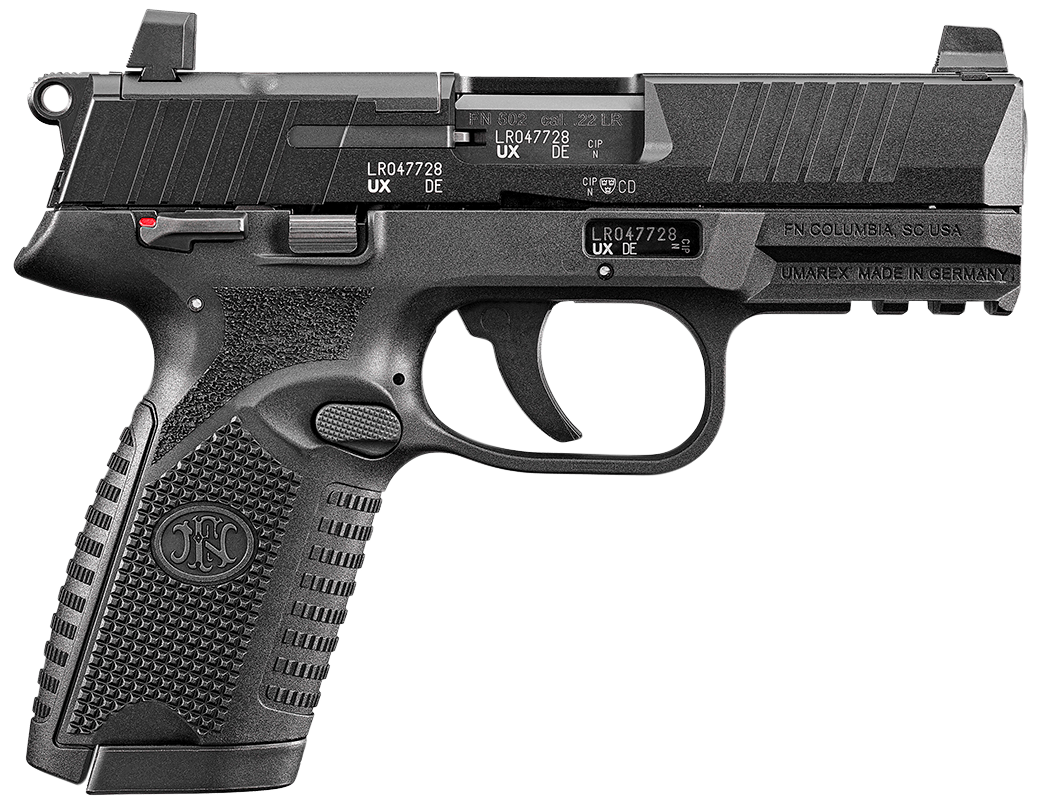 FN 502 MRD Full Size 22 LR 4 in 10+1 Semi-Auto Pistol