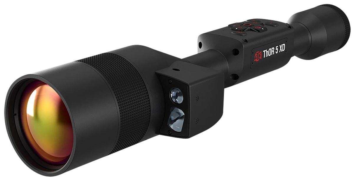 ATN Thor 5 XD LRF 3-30x Thermal Rifle Scope 1280x1024 12 Micron Smart Mil Dot Black Anodized