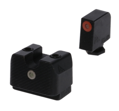 Rival Arms RA4A231G In-Line MOS Night Sights for Glock 17/19 - Green Tritium Orange Front / White Rear