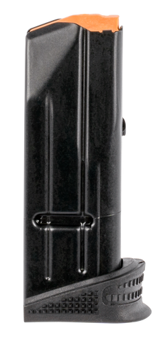 FN 509 Compact 10rd Extended Floorplate 9mm Luger Black Steel Magazine