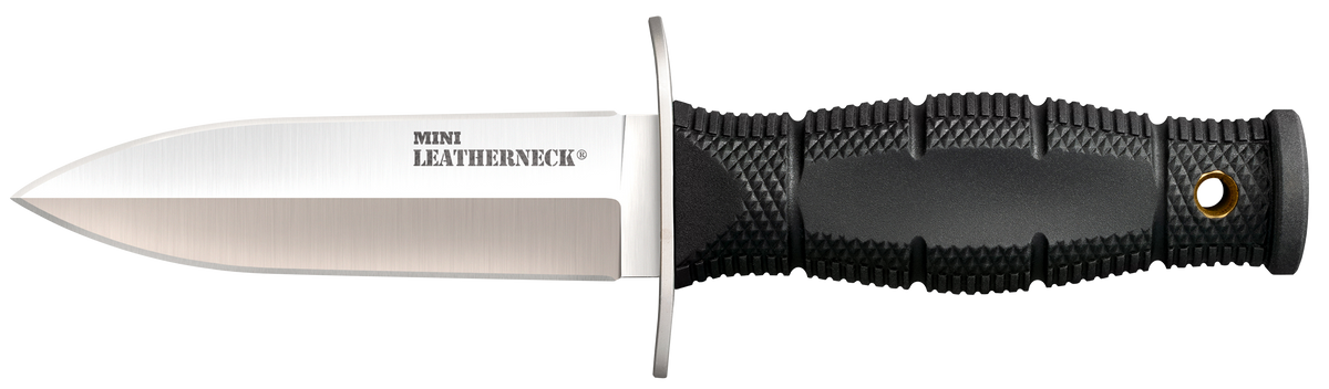 Cold Steel CS39LSAC Leatherneck Double Edge Mini 3.5" Fixed Plain 8Cr13MoV SS Kray-Ex Handle