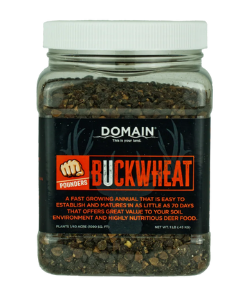 Domain Outdoors Pounder Buckwheat Food Plot Seed 1 lb