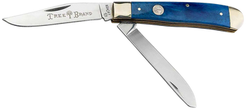 Boker Trapper 2.0 Clip Point/Spey Plain D2 Steel Blade Smooth Blue Bone 4.25" Folding Knife