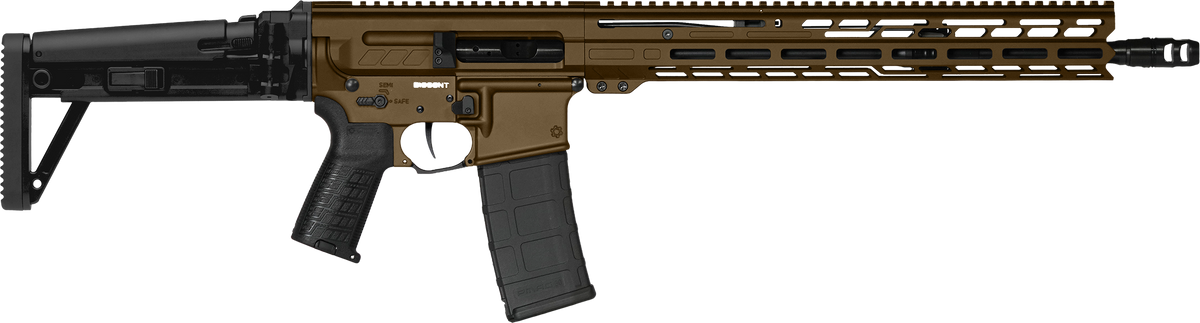 CMMG Dissent MK4 5.56x45mm NATO 16.1" 30+1 Semi-Auto Rifle - Midnight Bronze