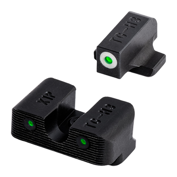 TruGlo Tritium Pro Pistol Sights for Springfield Echelon - White Tritium Front/Rear Set