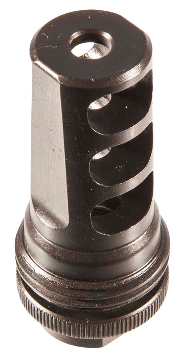 SilencerCo AC142 ASR Muzzle Brake 5.56x45mm NATO 1/2x28 Black Steel
