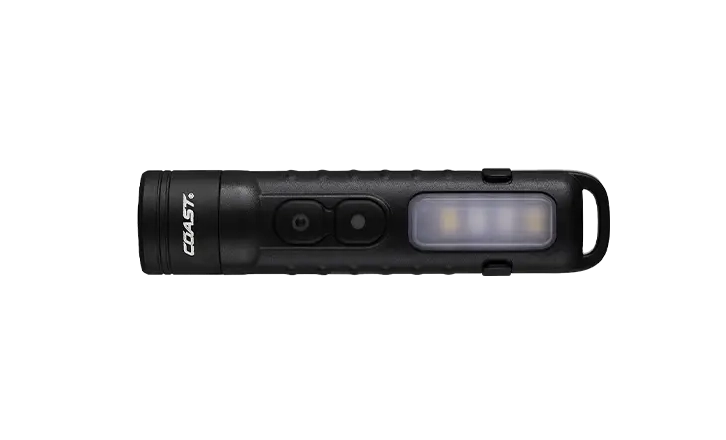 COAST KL35R 600 Lumen USB-C Rechargeable Penlight White/Red LED - Black